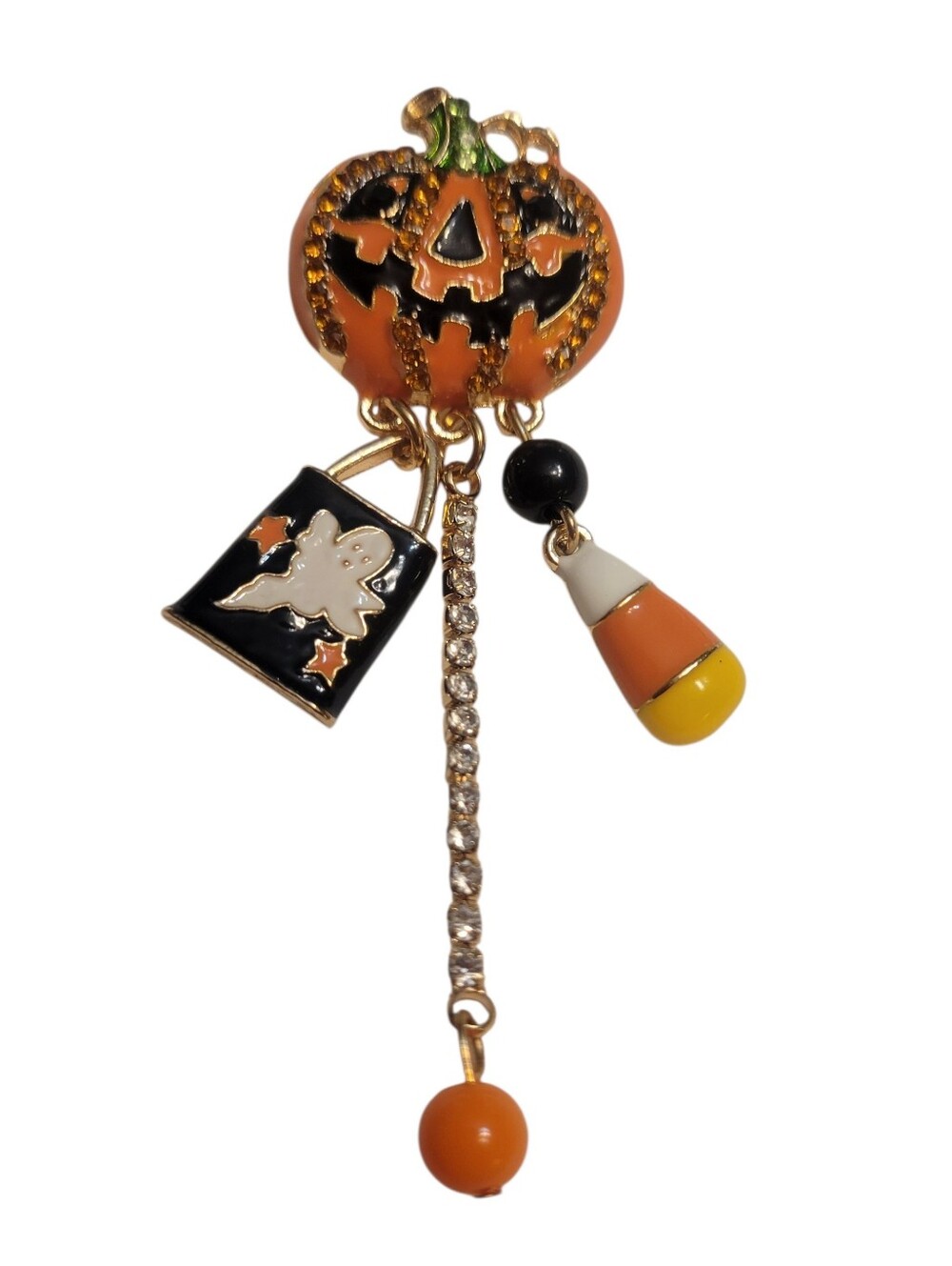 Halloween Brooch With Bling!